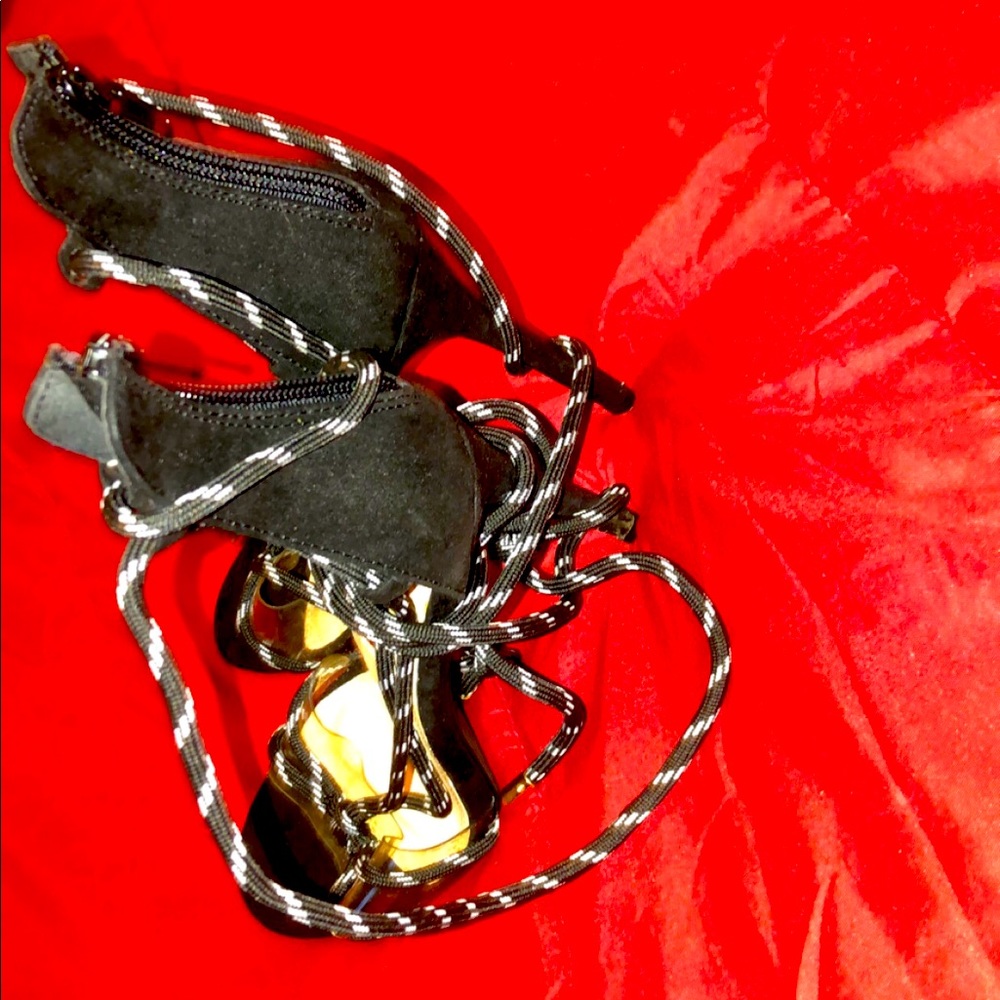 Strapped heels